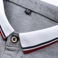 Lapel short sleeve T-shirt men - Image 4
