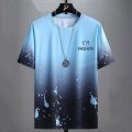 Gradient Half-length Sleeve Versatile Casual T-shirt - Image 9