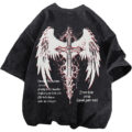 Vintage Goth Punk Shirts For Men Grunge Streetview - Image 10