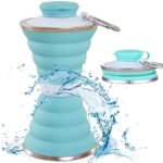 500ML Silicone Water Bottle Cup Foldable Leak Proof Portable Sports Travel Water Bottles For Outdoor Travel Gym Hiking Reuseable Kitchen Gadgets