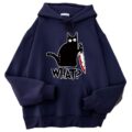 Killer Black Cat Killer Black Cat Surprised Hoodies Male - Image 6