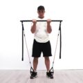 Pilates Bar Kit With Resistance Bands Portable Home Gym Workout Equipment Perfect Stretched Fusion Exercise Bar And Bands - Image 6