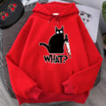 Killer Black Cat Killer Black Cat Surprised Hoodies Male - Image 7