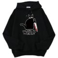 Killer Black Cat Killer Black Cat Surprised Hoodies Male - Image 4